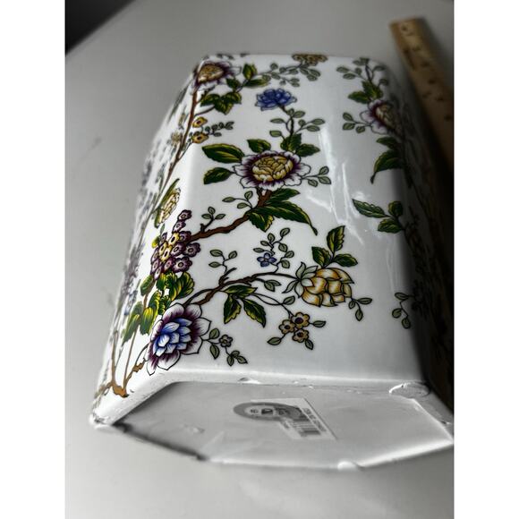 Classic Galt Lidded Ginger Jar – Floral Chinoiserie Porcelain – 10” – China Vtg - Picture 15 of 16